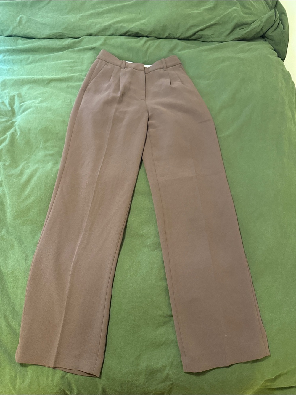 Brown Aritzia Effortless Pants